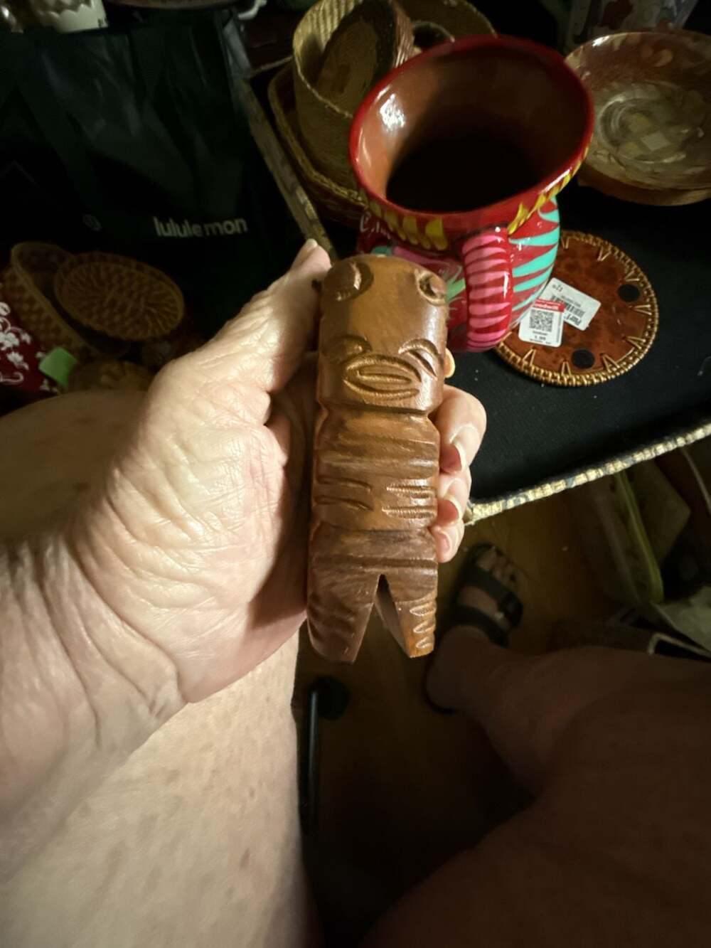 Vintage Hand Carved Wood Cook Islands Tangaroa Figurine – ,